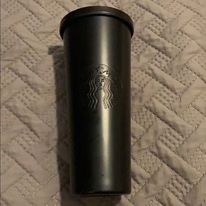 Matte Black Starbucks Tumbler